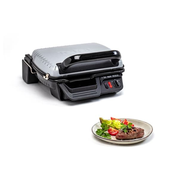 Tefal ULTRA COMPACT GRILL &amp; BARBECUE 2000W INOX GC305012 köttgrill