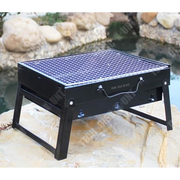 TD® Vikbar/Utfällbar Bärbar Mini-BBQ i rostfritt stål Platssparande Robust Enkel användning Grillning Matlagning