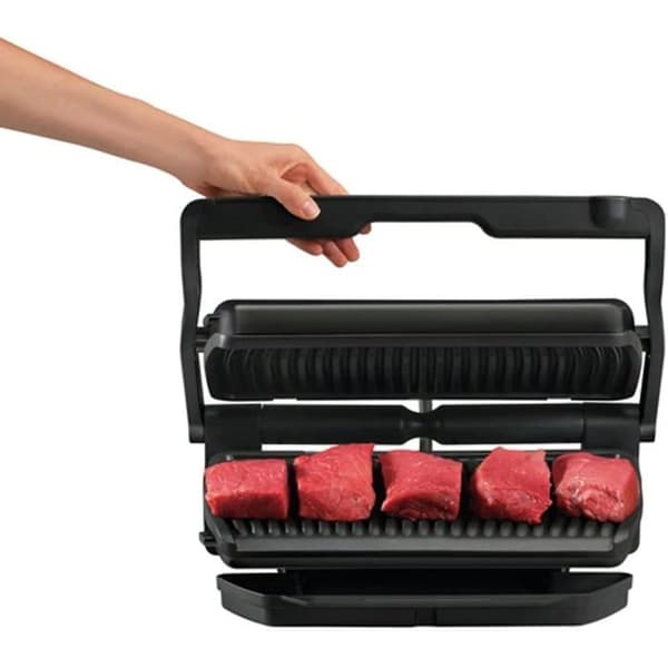 Elgrill - Tefal - Optigrill+ XL GC722 - Svart - Non-stick tallrikar - Stor kapacitet
