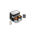 Miniatyrbild 1 av 6: Moulinex Dual Easy Fry &amp; Grill Inox - Luftfritös &amp; grill - 2 lådor - EZ905D20