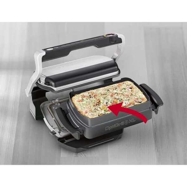2 L skål - Tefal - XA7268 - OptiGrill Snacking-Baking - Svart - 2000 Watt