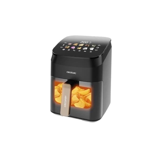 Luftfritös - Cecotec - Cecofry&Grill Smokin' 4500 - 4.5L - 1900W - Dubbelvärmeelement