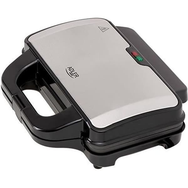 Smörgåsgrill - ADLER - AD 3043 - 1300 W - Non-stick tallrikar - Storlek XXL