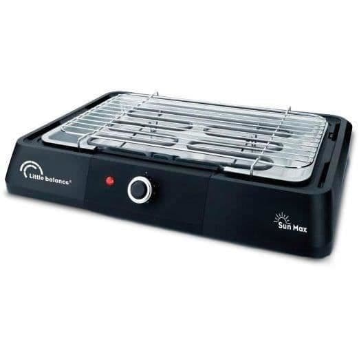 Elektrisk grill LITTLE BALANCE - Sun Max - Tillagningsyta 40x23,5 cm - Justerbar termostat - 2200W
