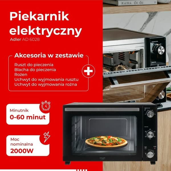 Leiriuuni Adler AD 6028 2000 W