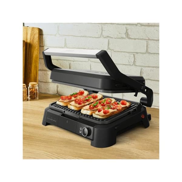 GRILL KÖTT 3EN1 XL 2000W TH° AVTAGBART BRICKA SVART TEFAL - GC520DE0