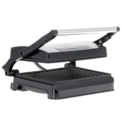 Elgrill - ADLER - 3052 - Maximal effekt 1200W - Non-stick kokplattor - Svart och vit