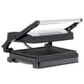 Miniatyrbild 4 av 6: Elgrill - ADLER - 3052 - Maximal effekt 1200W - Non-stick kokplattor - Svart och vit