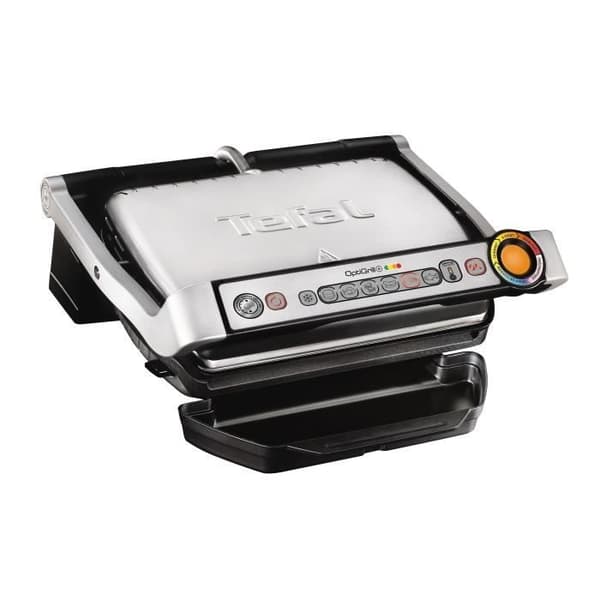 TEFAL GC712D12 Optigrill+ elektrisk köttgrill - Rostfritt stål