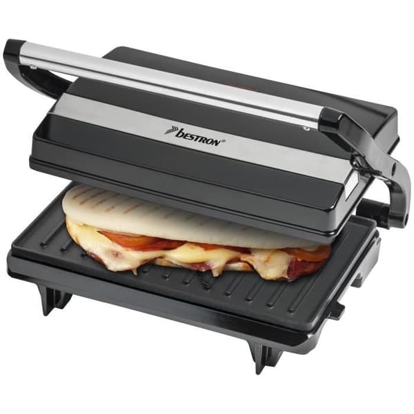 Bestron Multifunktionell Panini Grill Svart 700W APM123Z