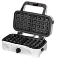 Miniatyrbild 4 av 5: Sandwichmaskin 3 i 1, Utbytbara plattor, Vaffeljärn, Grill MPM MOP-33M 1200W Svart 00385