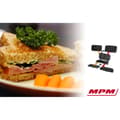 Miniatyrbild 5 av 5: Sandwichmaskin 3 i 1, Utbytbara plattor, Vaffeljärn, Grill MPM MOP-33M 1200W Svart 00385