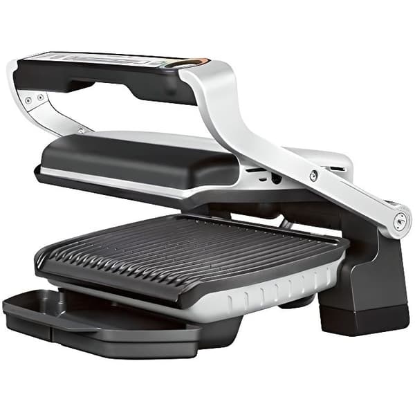 Kontaktgrill - Tefal - NEU GC705D - Rostfritt stål - Non-stick tallrikar - Svart