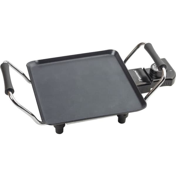 Bestron ABP600 bordsplancha - 1000W - 21x21cm - Non-stick beläggning