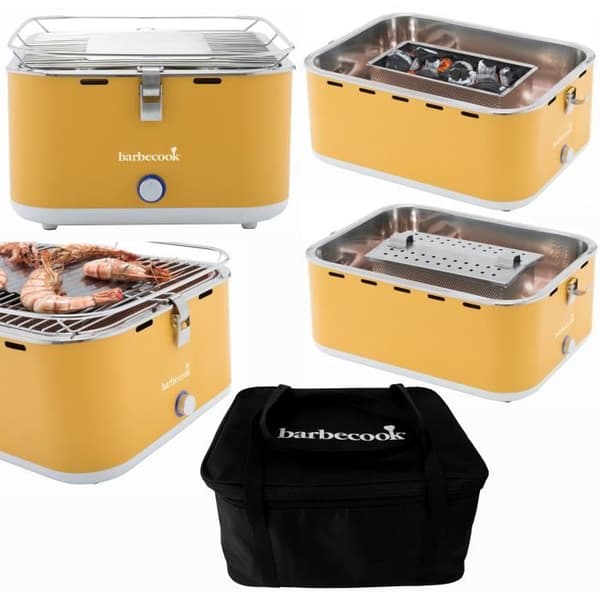 GRILLKOK Carlo bord kolgrill - Rostfritt stål - 38,5x28,5 cm