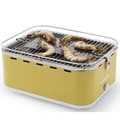 Miniatyrbild 1 av 4: GRILLKOK Carlo bord kolgrill - Rostfritt stål - 38,5x28,5 cm
