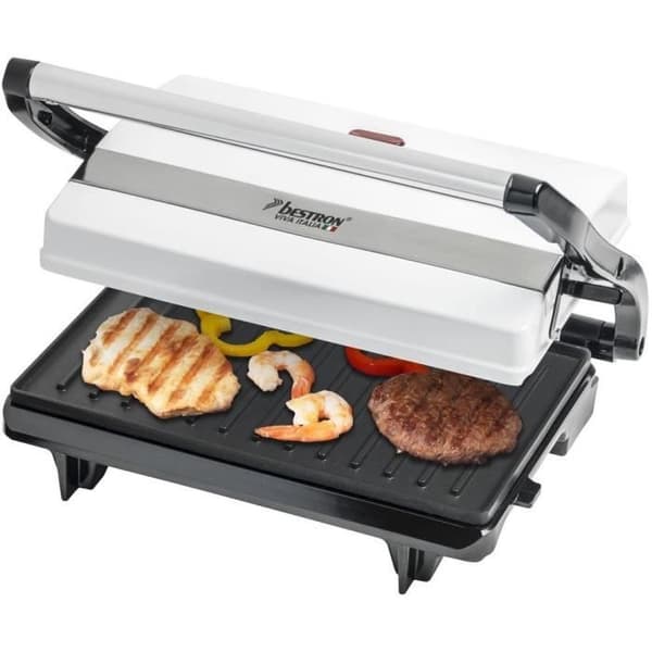 Bestron Multifunktionell Panini Grill Vit 700W APM123W