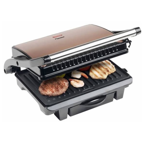 Bestron ASW113CO 1000 W panini grill - Svart och koppar