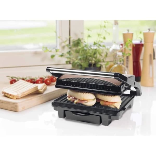 Bestron ASW113CO 1000 W panini grill - Svart och koppar