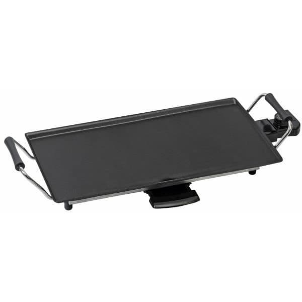 Bestron Plancha/Elektrisk Non-Stick Teppanyaki Grill, 1000 W, Svart