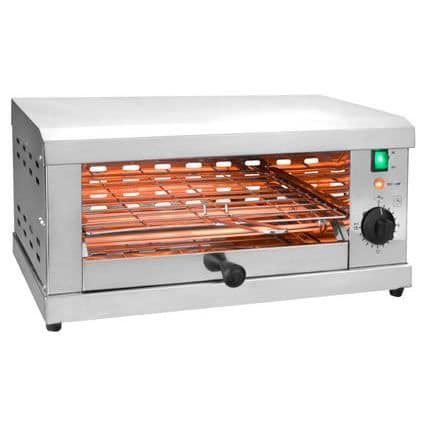 Elektrisk Grill - Ej specificerad - Horisontell - 2000W - Grå - 24x26x50 cm
