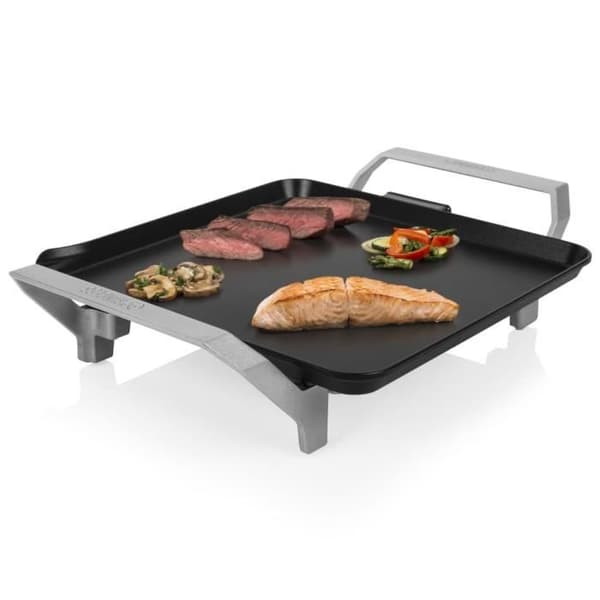 Princess Chef Premium elektrisk bordsgrill - svart och silver - Teppanyaki grill - 1500W