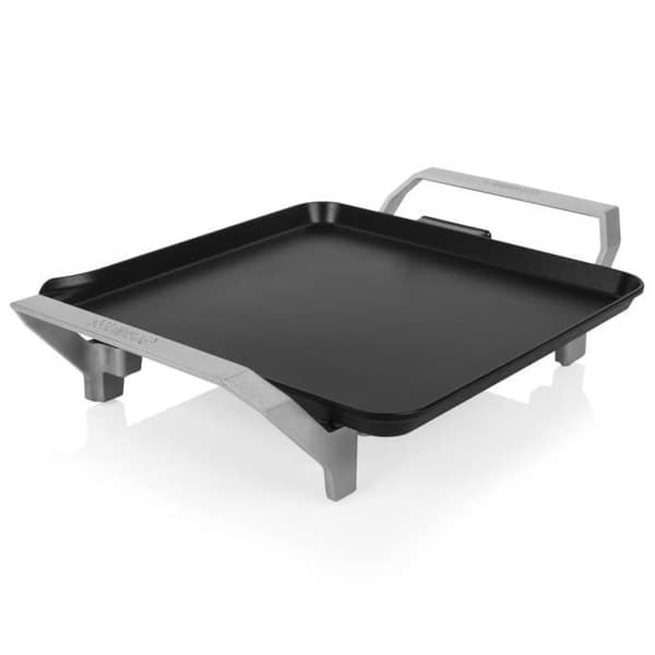 Princess Chef Premium elektrisk bordsgrill - svart och silver - Teppanyaki grill - 1500W Gjuten aluminium, Svart