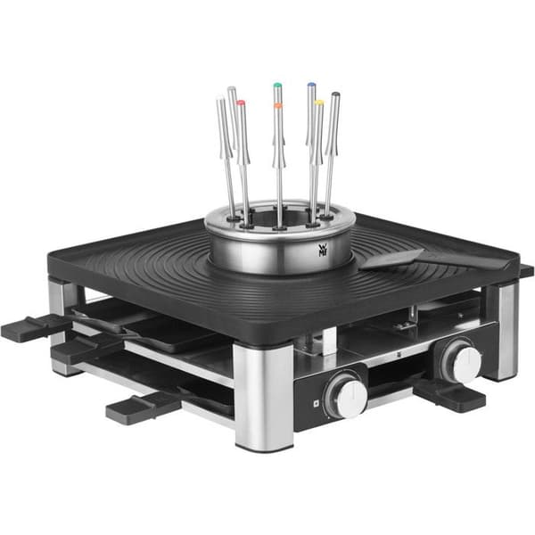 Multifunktionell grill - WMF - Lumero - Svart - Krom - 2000 Watt