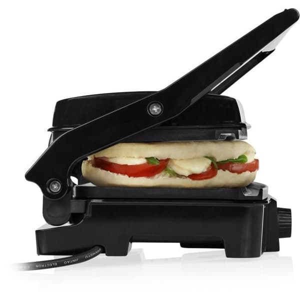 Tristar elektrisk grill - 1500W - 27,8x17cm kokplatta - Justerbar termostat - Non-stick beläggning