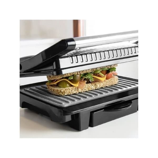 Cecotec Rock'nGrill 1000 elektrisk grill 1000 W, Rockstone-beläggning, temperaturregulator, bländare 180