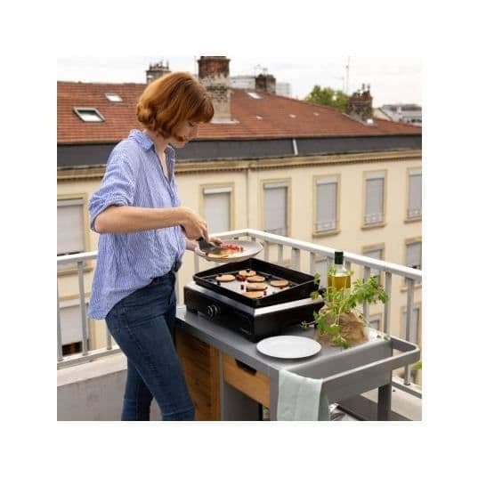 Elgrill - CAMPINGAZ - 1 XD - Emaljerad gjutjärn - 2500 Watts - Justerbar termostat