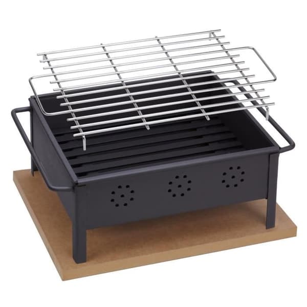Sauvic 02906-Bordsgrill, med 18-8 Rostfri Grill 30 x 25 cm.