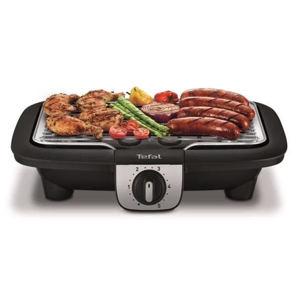 Elektrisk grill/plancha grill - TEFAL - YY3818FB - Kraftfull 2100 W - Plancha tallrik ingår