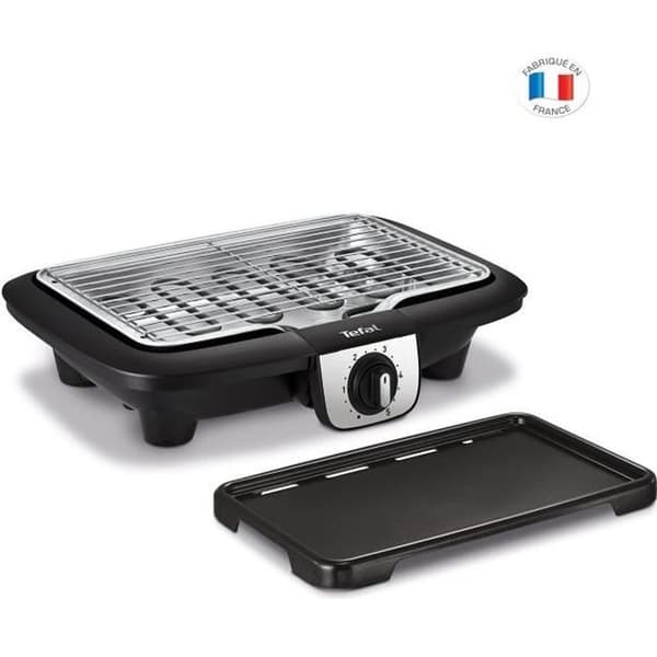Elektrisk grill/plancha grill - TEFAL - YY3818FB - Kraftfull 2100 W - Plancha tallrik ingår