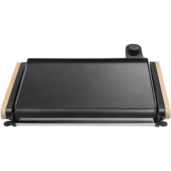 Planchabord LAGRANGE 229 004 - Uppvärmd Equilibre® i aluminium med non-stick beläggning - 43x28cm - 2000W - Lätt trä