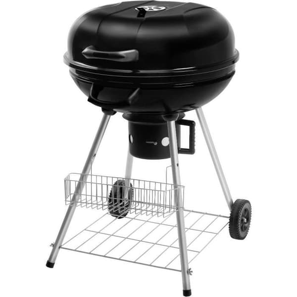 Fieldmann FZG 1004, Grill, Chaudron, Svart, Rund, Metall, 2 hjul(s) Svart