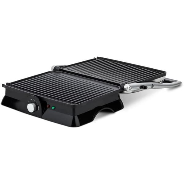 HKOENIG elektrisk grill - GR20 - Tillagningsyta 29,7x23cm - Justerbar temperatur - 2000W - Rostfritt stål