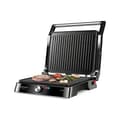 Miniatyrbild 1 av 4: 2 i 1 elektrisk grill TAURUS Etna Inox - Tallrik 29x23cm - Öppning vid 180 - 2200W - Justerbar termostat