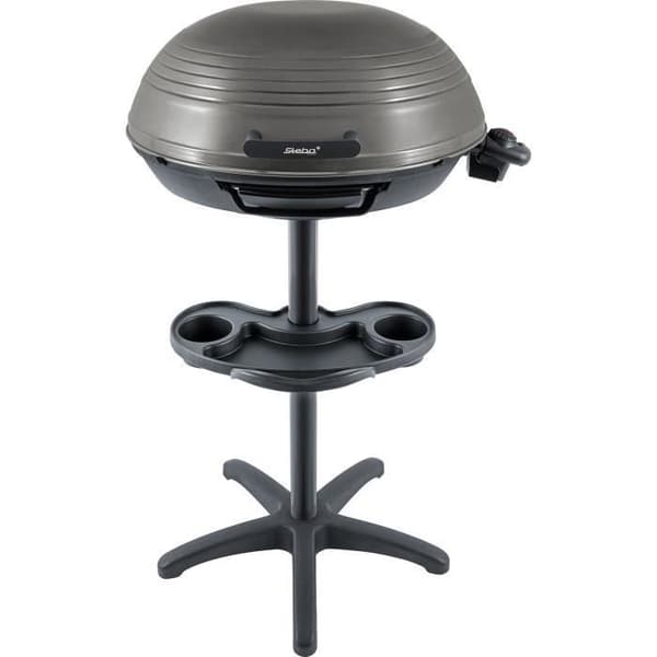 STEBA 061600 VG325 elektrisk grill grill - XXL kokplatta 48 cm - Svart och grå