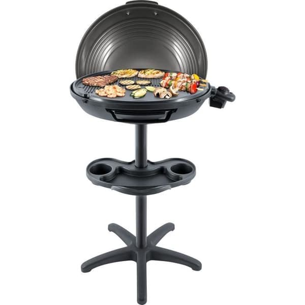 STEBA 061600 VG325 elektrisk grill grill - XXL kokplatta 48 cm - Svart och grå