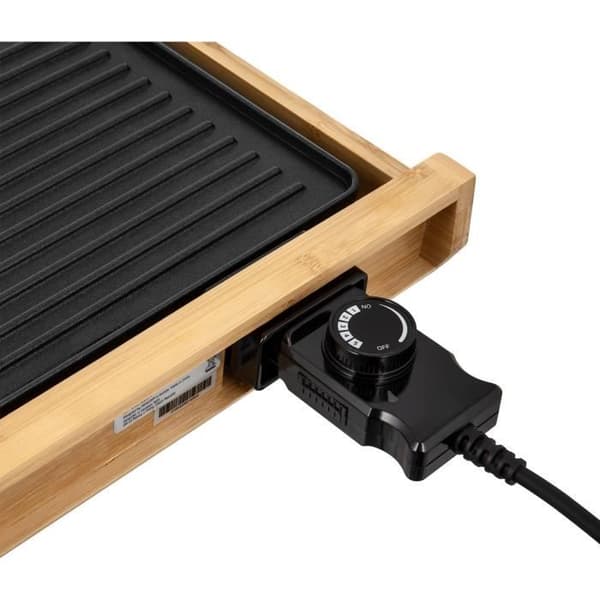 Elgrill - SENCOR - SBG 206BK - 1800 W - Svart / Bambu