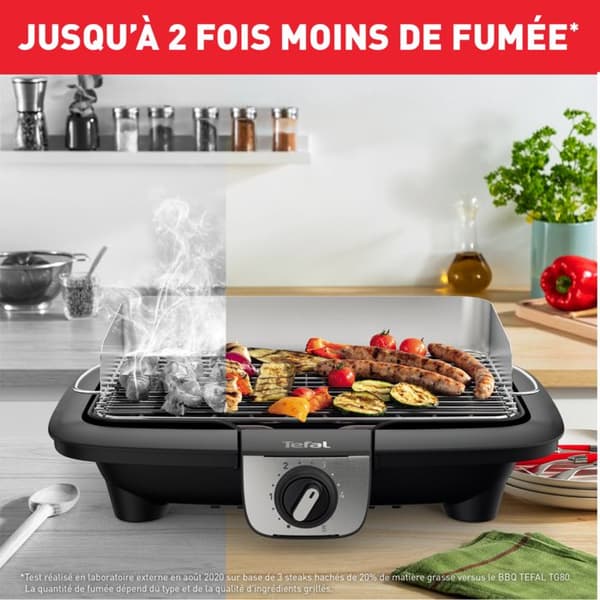 Tefal BG90A810 EASYGRILL JUSTERA INOX BORD JUSTERBAR TERMOSTAT Grill 2300 W