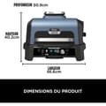 Miniatyrbild 2 av 6: Elektrisk grill och rökare NINJA - Woodfire Pro Connect XL OG901EU - 7 tillagningsprogram - Inbyggd termometer