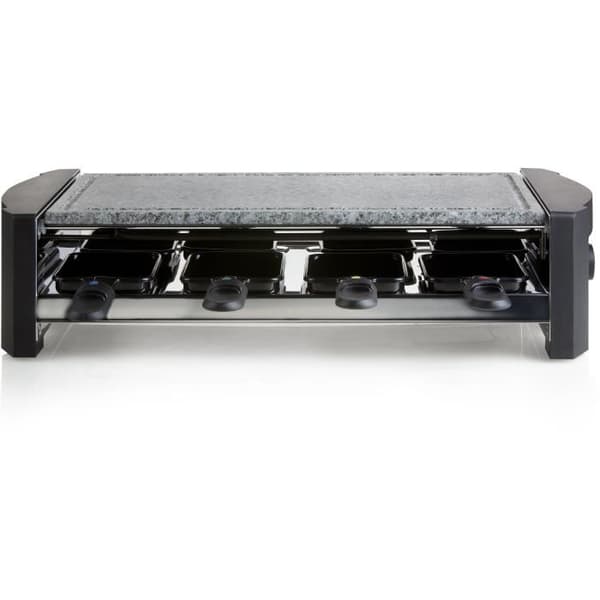 DOMO DO9039G Raclette-sæt - 8 personer - Poleret sten - 1300W