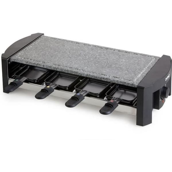 DOMO DO9039G Raclette-sæt - 8 personer - Poleret sten - 1300W