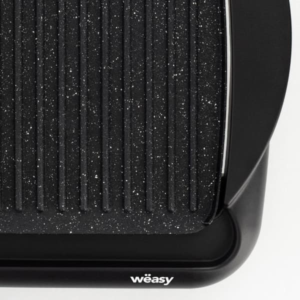 WEASY Stegeplade - STO52 - Stegeflade 52x27cm - Justerbar temperatur - Non-stick belægning - 2000W