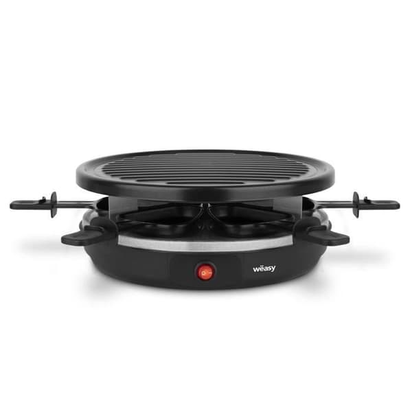 WEASY Raclette-maskine - LUGA60 - Op til 4 personer - Non-stick belægning - 900W