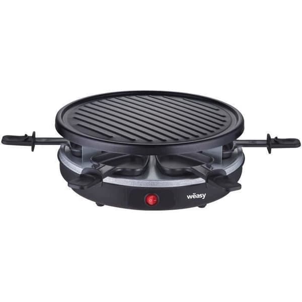 WEASY Raclette-maskine - LUGA60 - Op til 4 personer - Non-stick belægning - 900W