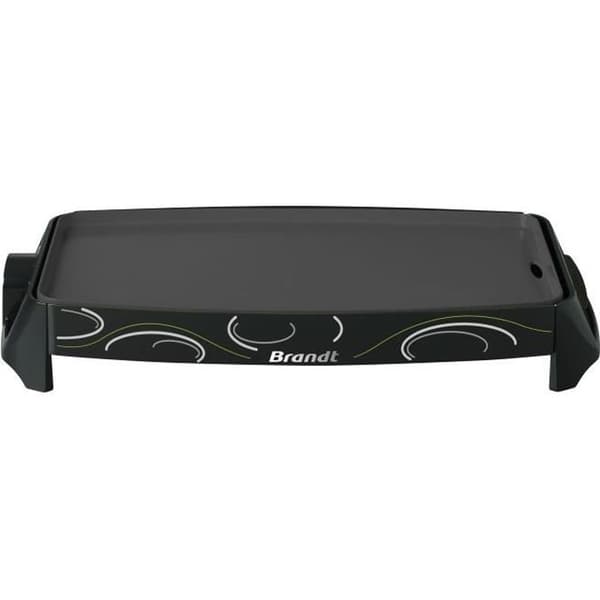 BRANDT Electric plancha 2200 wattia säädettävä termostaatti PLA1322N musta nauha musta