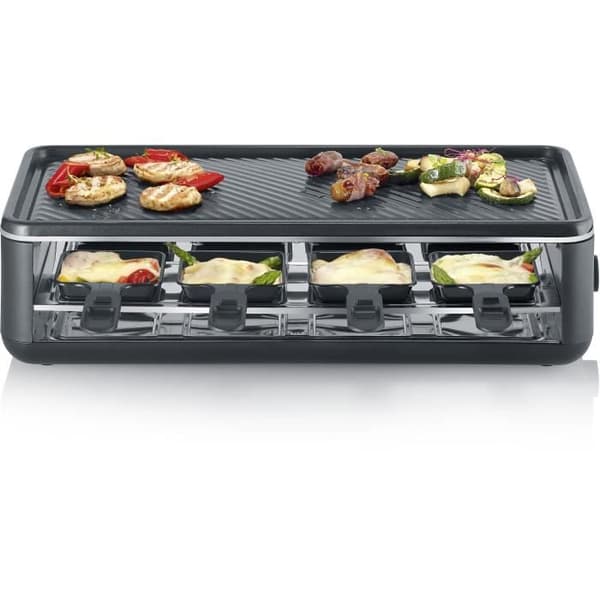 SEVERIN Raclettemaskin - RG2365 - Upp till 8 personer - Keramisk beläggning - 1300W